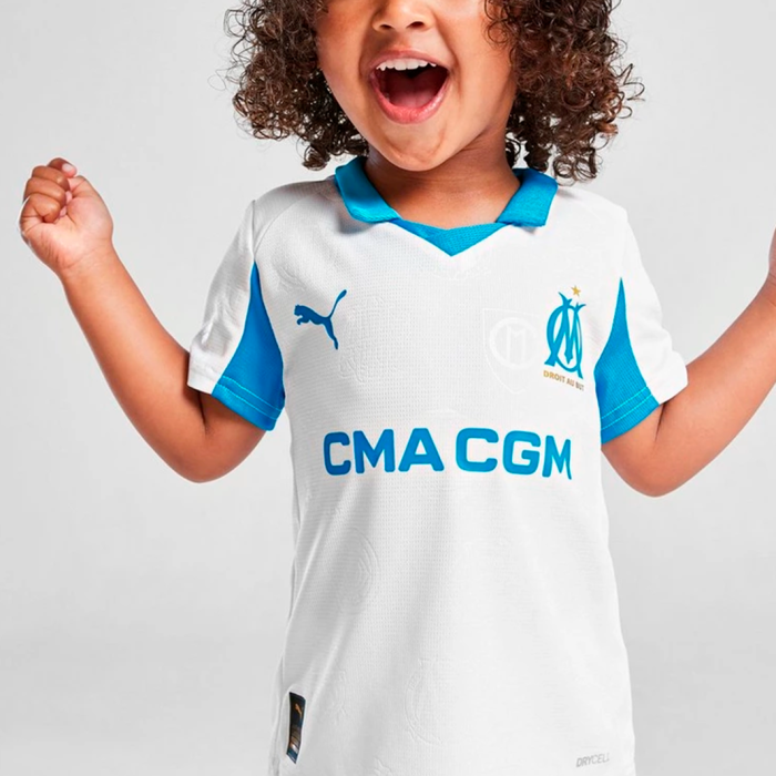 Olympique Marseille 2025/26 Home – Kit Kids - Image 4