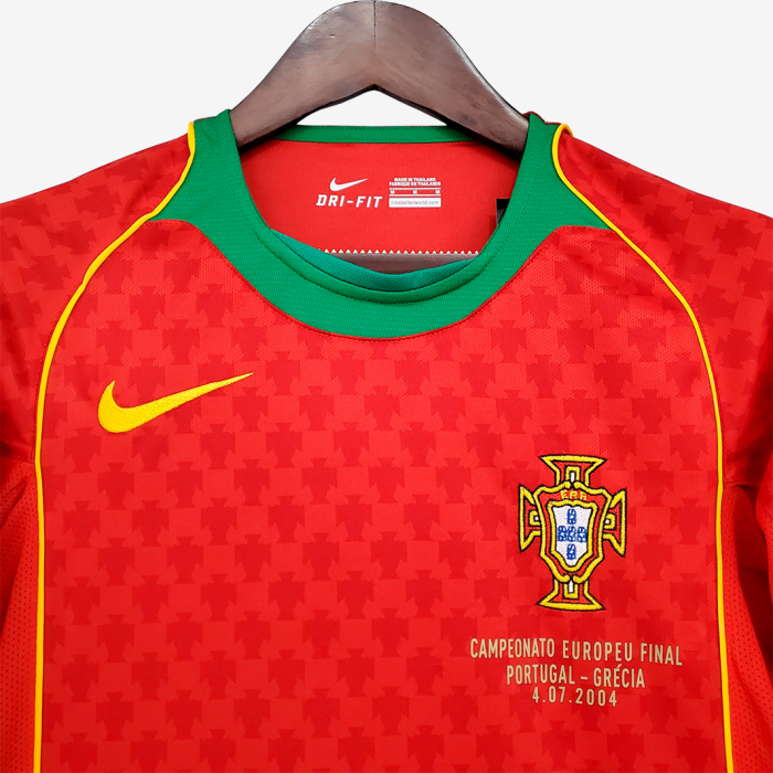 Portugal 2004 Home Jersey – Retro Version - Image 3