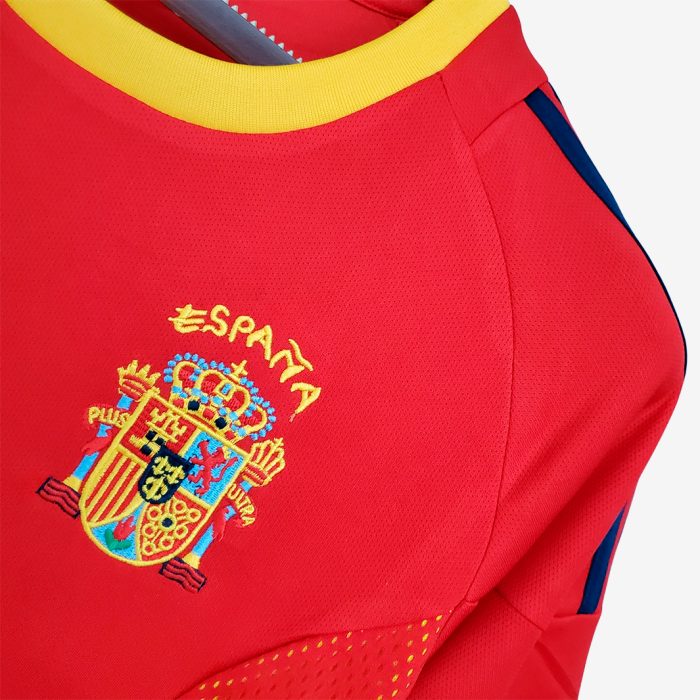 Spain 2002 Home Jersey – Retro Version - Image 3