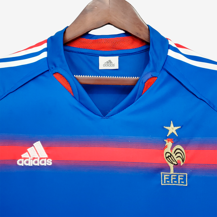 France 2004 Home Jersey – Retro Version - Image 3