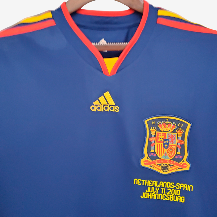 Spain 2010 Away Jersey – Retro Version - Image 3