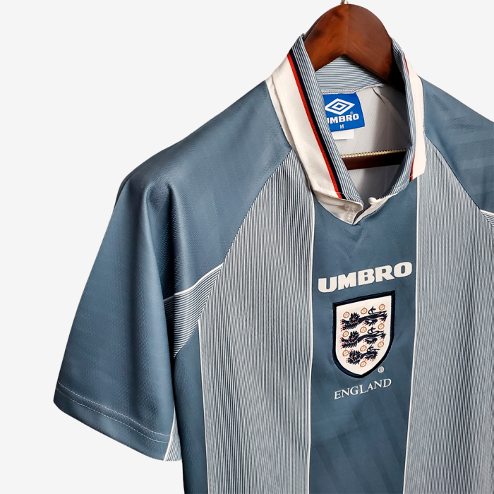 England 1996 Away Jersey - Retro Version - Image 3