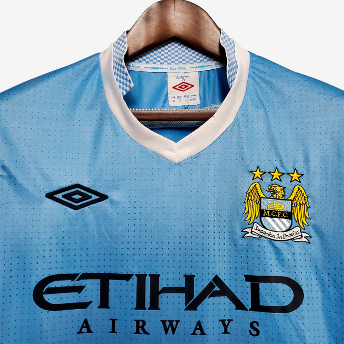 Manchester City 2011/12 Home Jersey - Retro Version - Image 3