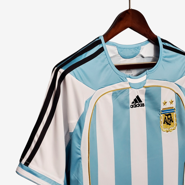 Argentina 2006 Home Jersey - Retro Version - Image 4