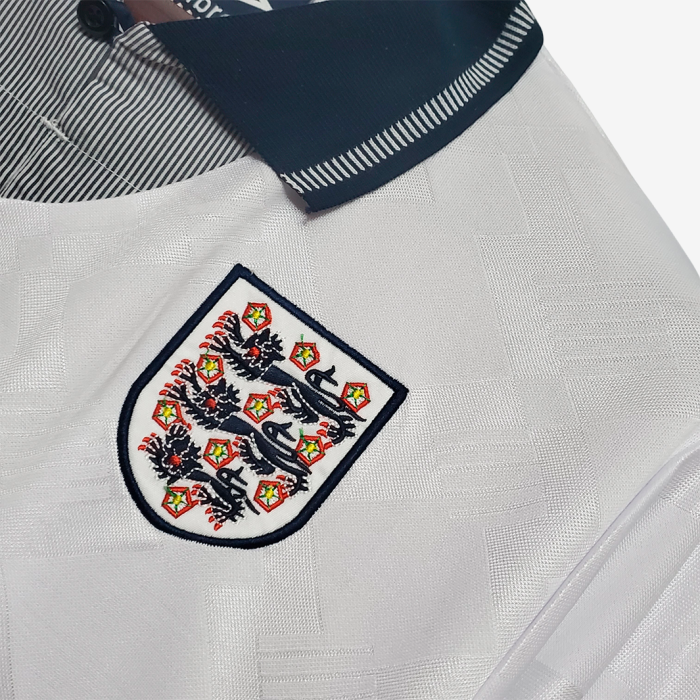 England 1990 Home Jersey - Retro Version - Image 4