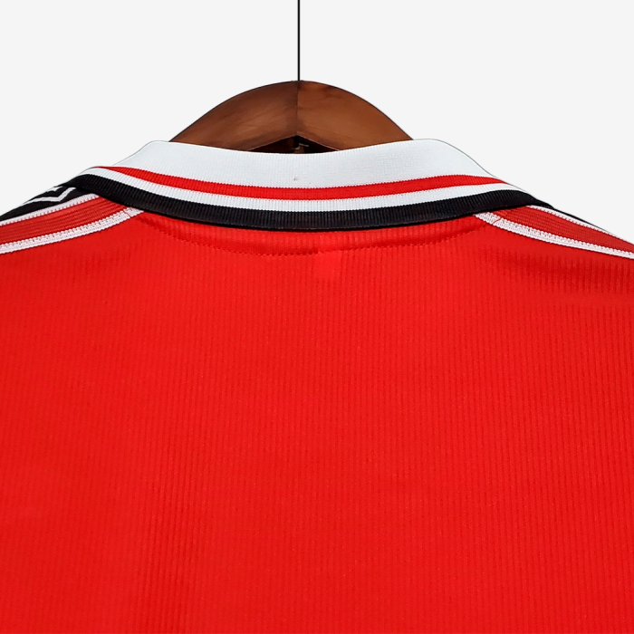 Manchester United 1998/99 Home Jersey Long Sleeve - Retro Version - Image 4