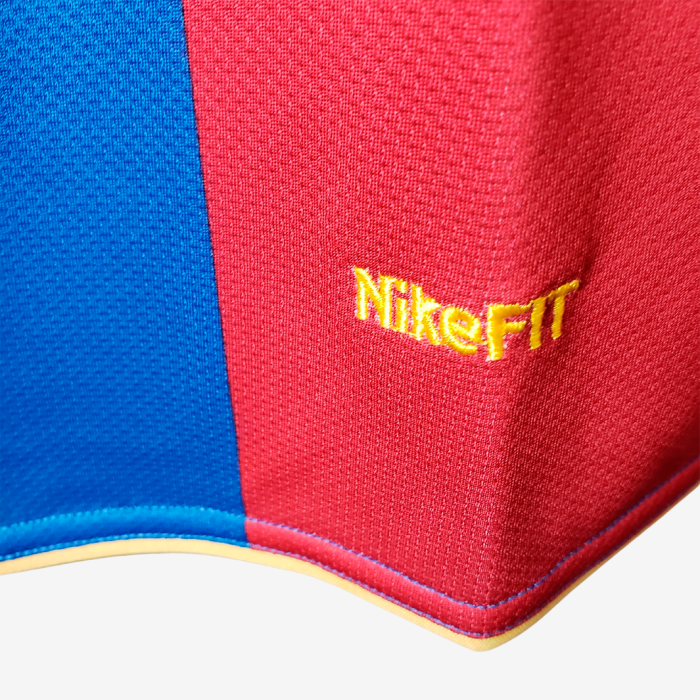 Barcelona 2007/08 Home Jersey Long Sleeve - Retro Version - Image 7