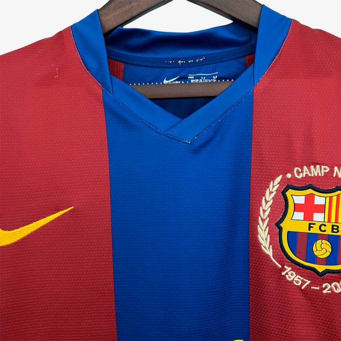 Barcelona 2007/08 Home Jersey – Retro Version - Image 3