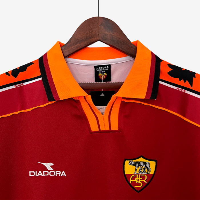 AS Roma 1998/99 Home Jersey - Retro Version - Image 6