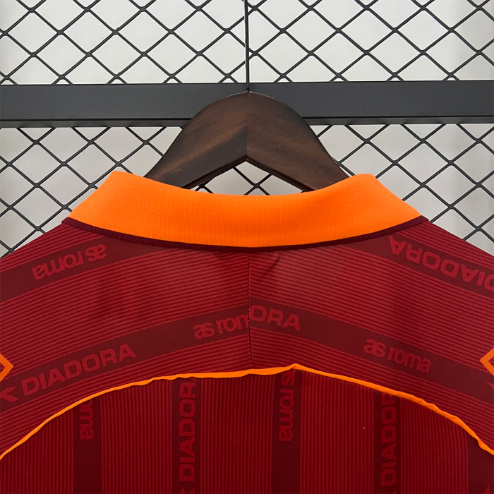 AS Roma 1999/00 Home Jersey - Retro Version - Image 4