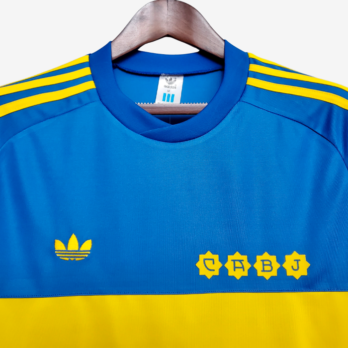 Boca Juniors 1981/82 Home Jersey Long Sleeve - Retro Version - Image 6