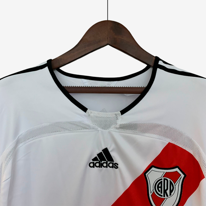 River Plate 2006/07 Home Jersey Long Sleeve - Retro Version - Image 4