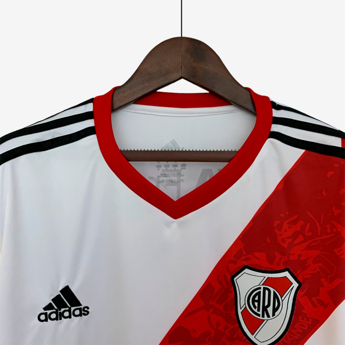 River Plate 2013/14 Home Jersey Long Sleeve - Retro Version - Image 4