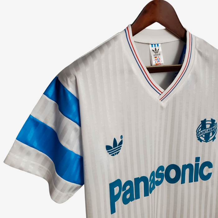 Olympique Marseille 1990/91 Home Jersey - Retro Version - Image 4