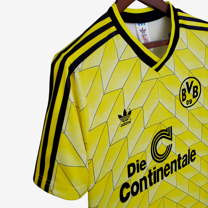 Borussia Dortmund 1988/89 Home Jersey - Retro Version - Image 6