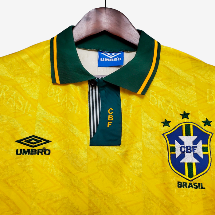 Brazil 1991/93 Home Jersey – Retro Version - Image 4