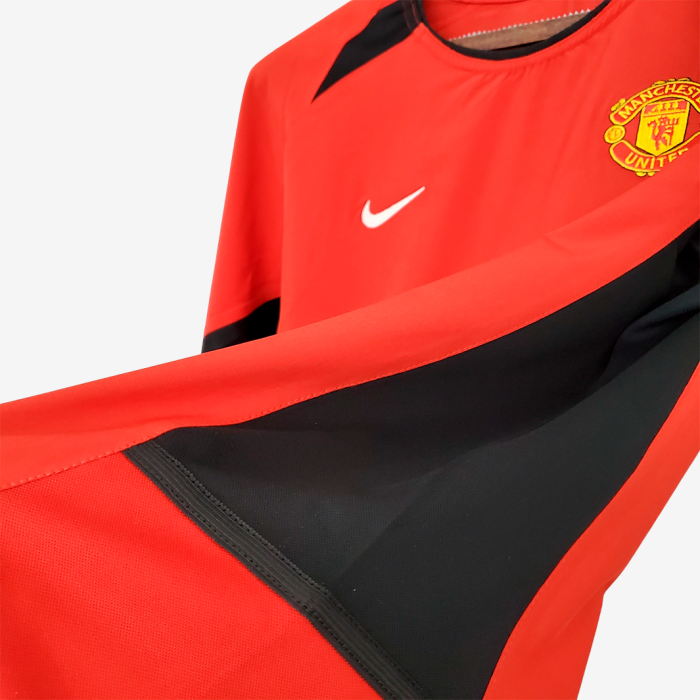 Manchester United 2002/04 Home Jersey Long Sleeve – Retro Version - Image 4
