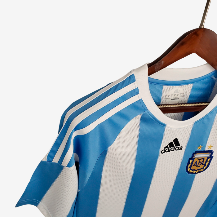 Argentina 2010 Home Jersey – Retro Version - Image 4