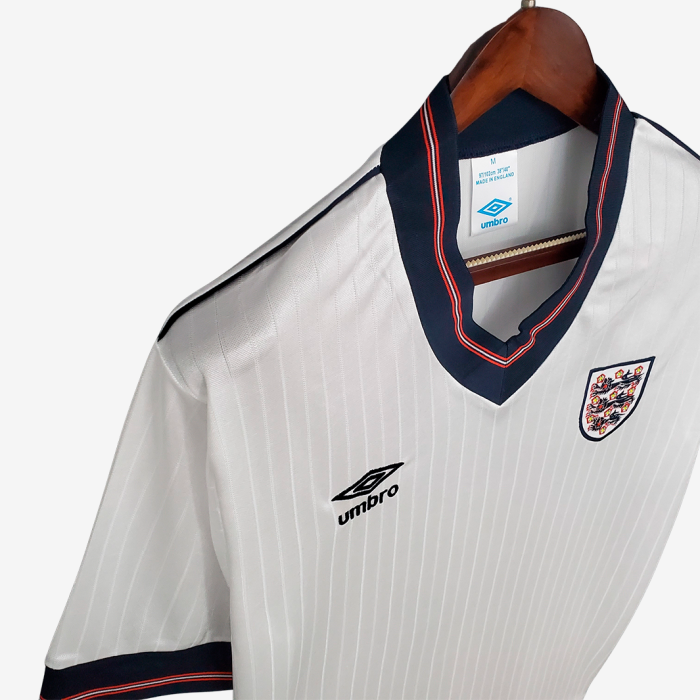 England 1984/87 Home Jersey – Retro Version - Image 4