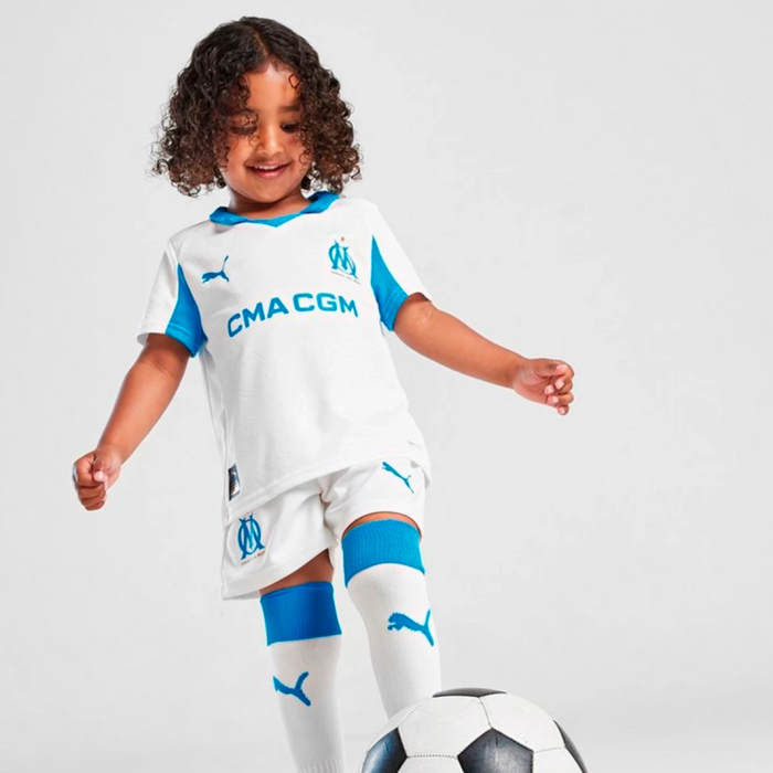 Olympique Marseille 2025/26 Home – Kit Kids - Image 5