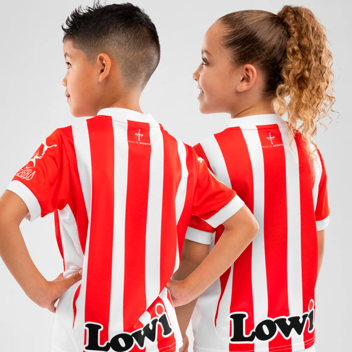 Sporting Gijón 2025/26 Home – Kit Kids - Image 3