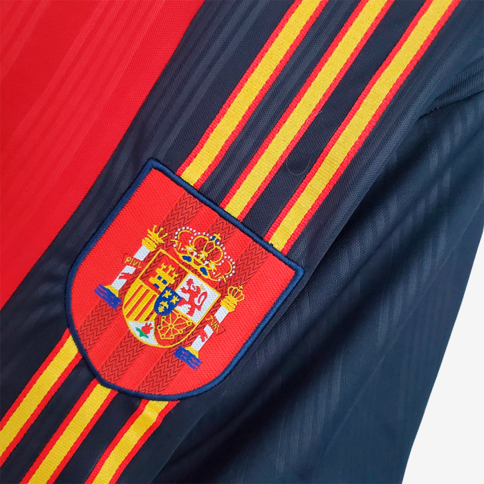 Spain 1996 Home Jersey – Retro Version - Image 4