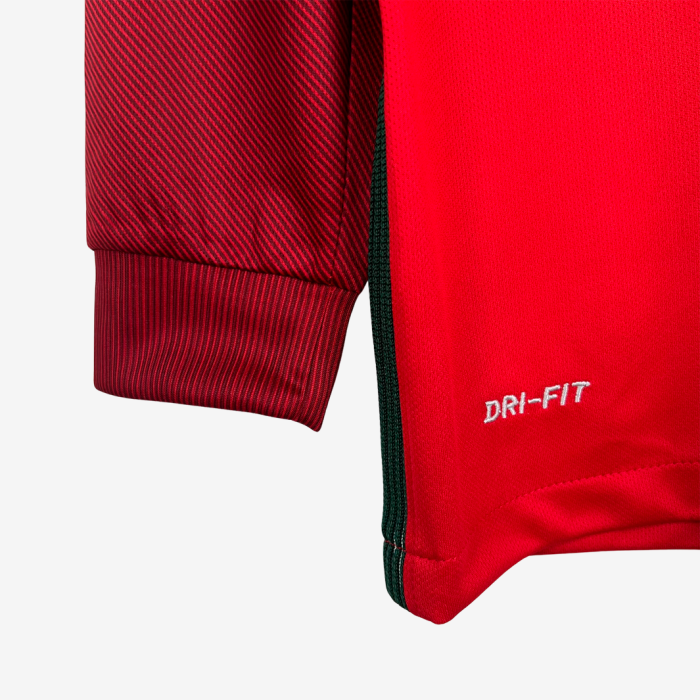 Portugal 2016 Home Jersey Long Sleeve – Retro Version - Image 4
