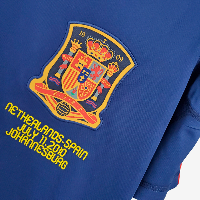 Spain 2010 Away Jersey – Retro Version - Image 4