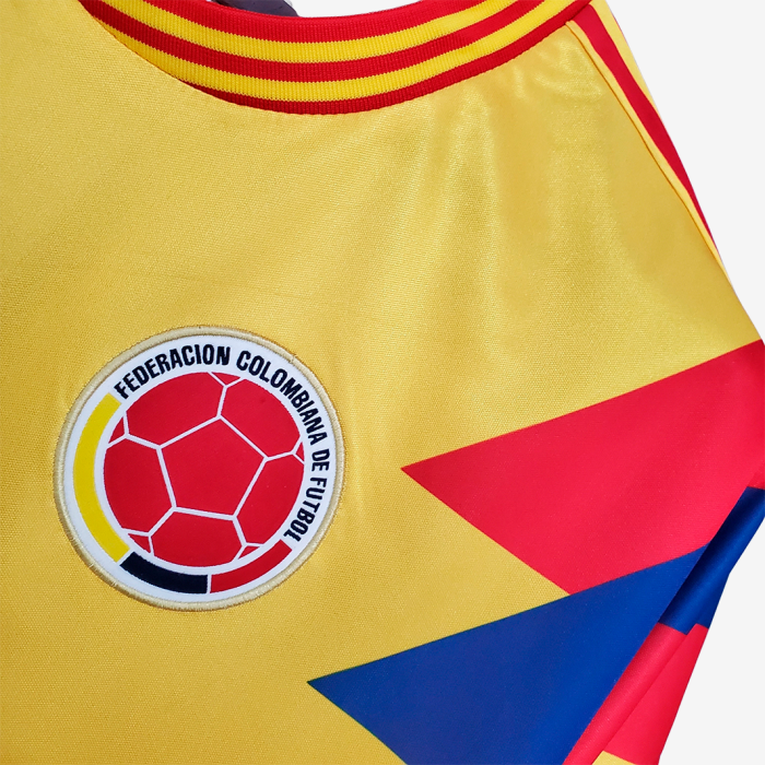 Colombia 1990 Home Jersey – Retro Version - Image 4