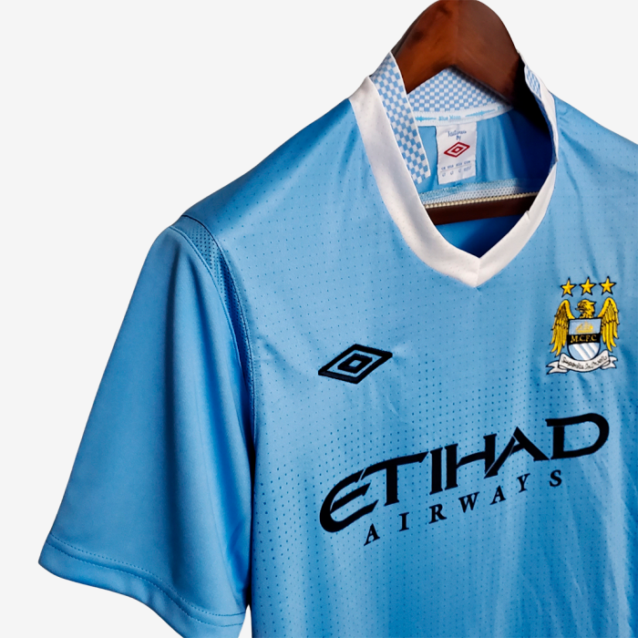 Manchester City 2011/12 Home Jersey - Retro Version - Image 4