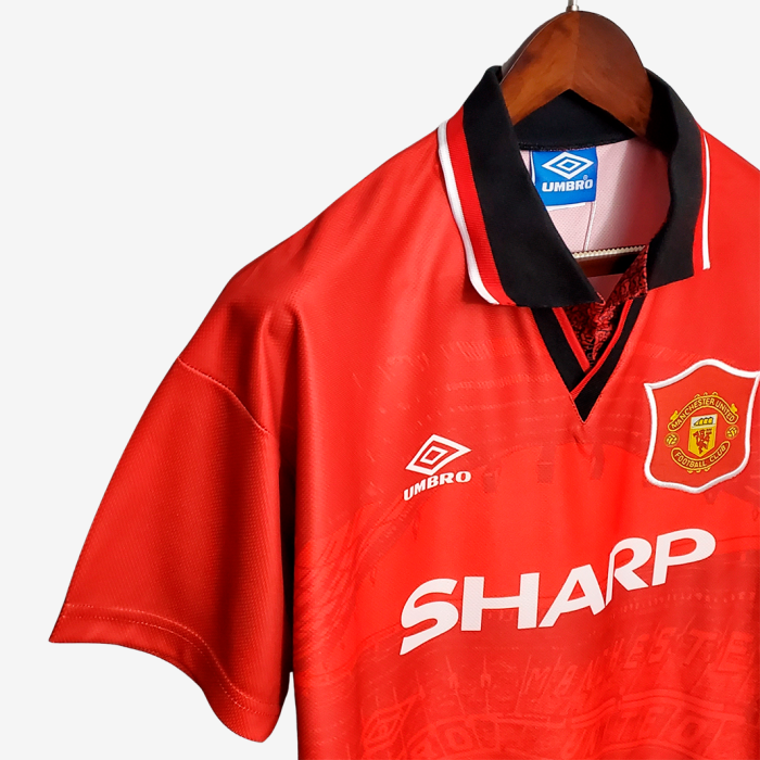 Manchester United 1994/96 Home Jersey - Retro Version - Image 7