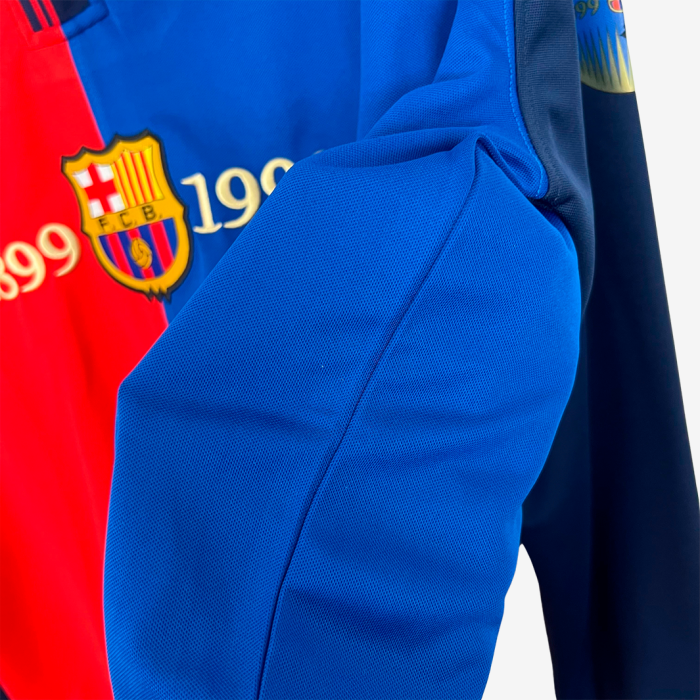 Barcelona 1999/00 Home Jersey Centenary Long Sleeve – Retro Version - Image 4