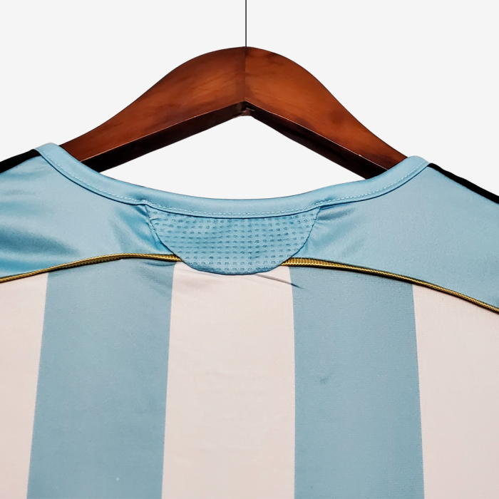Argentina 2006 Home Jersey - Retro Version - Image 5