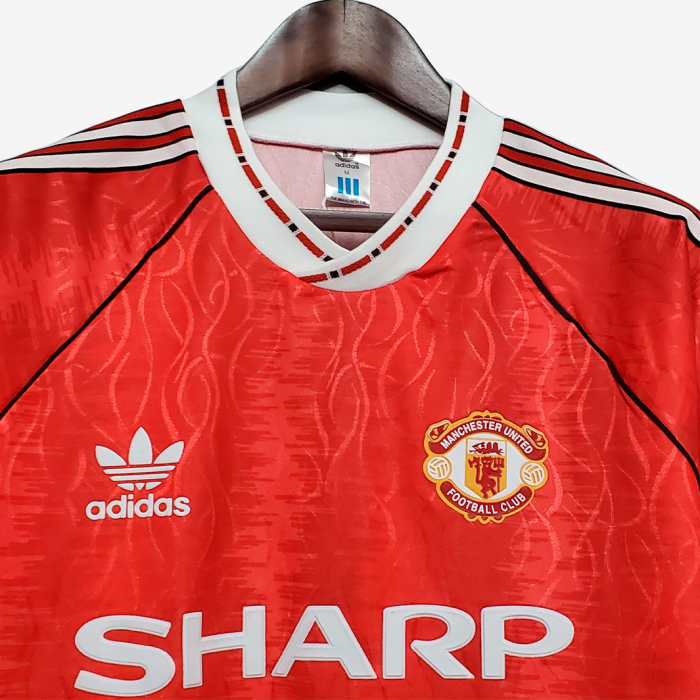 Manchester United 1990/92 Home Jersey - Retro Version - Image 5