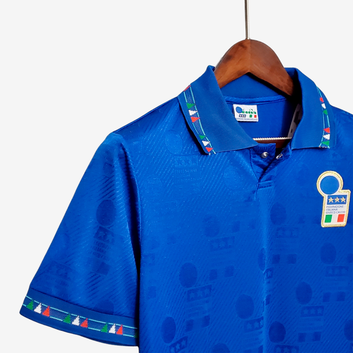 Italy 1994 Home Jersey - Retro Version - Image 5