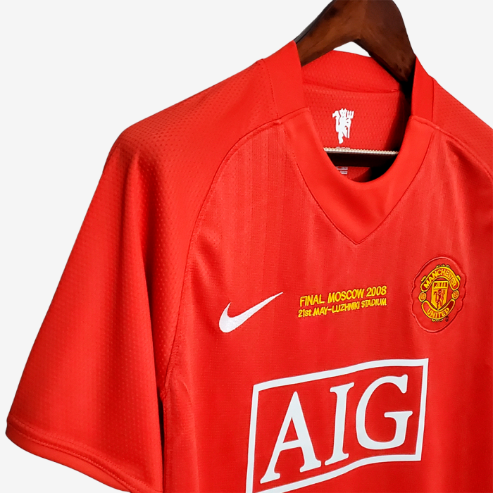 Manchester United 2007/08 Home Jersey UCL - Retro Version - Image 5