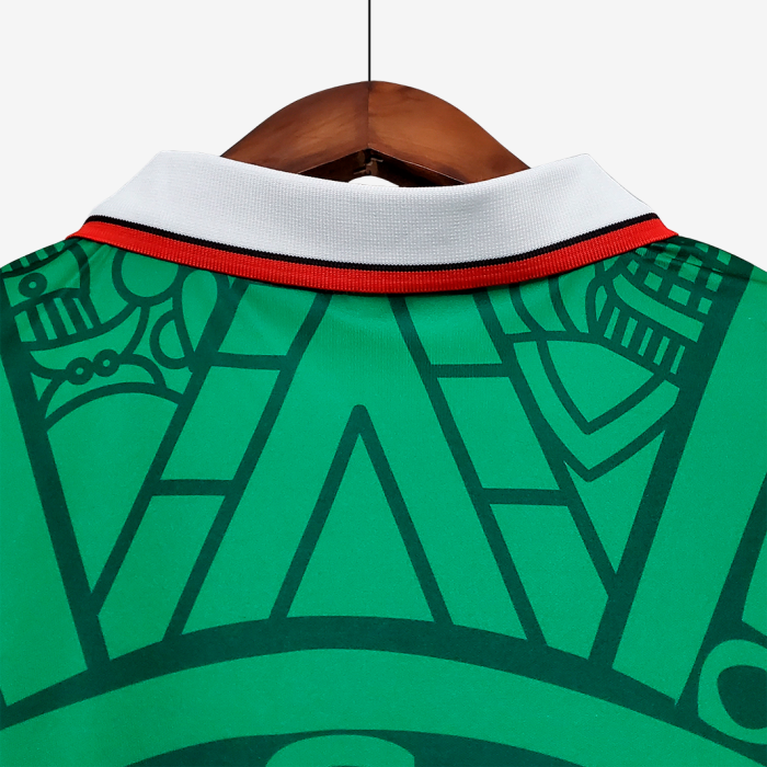 Mexico 1998 Home Jersey - Retro Version - Image 5