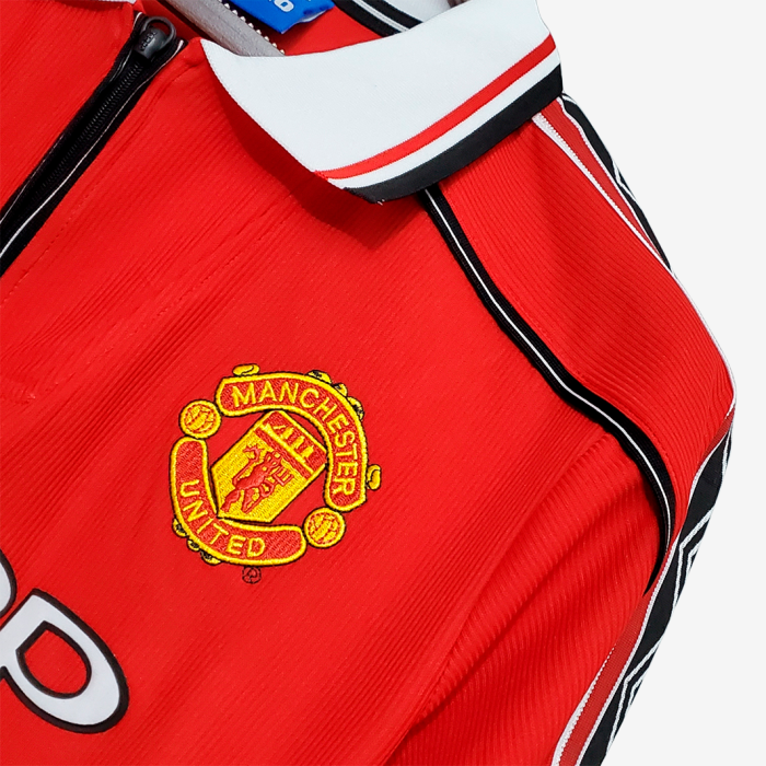 Manchester United 1998/99 Home Jersey Long Sleeve - Retro Version - Image 5