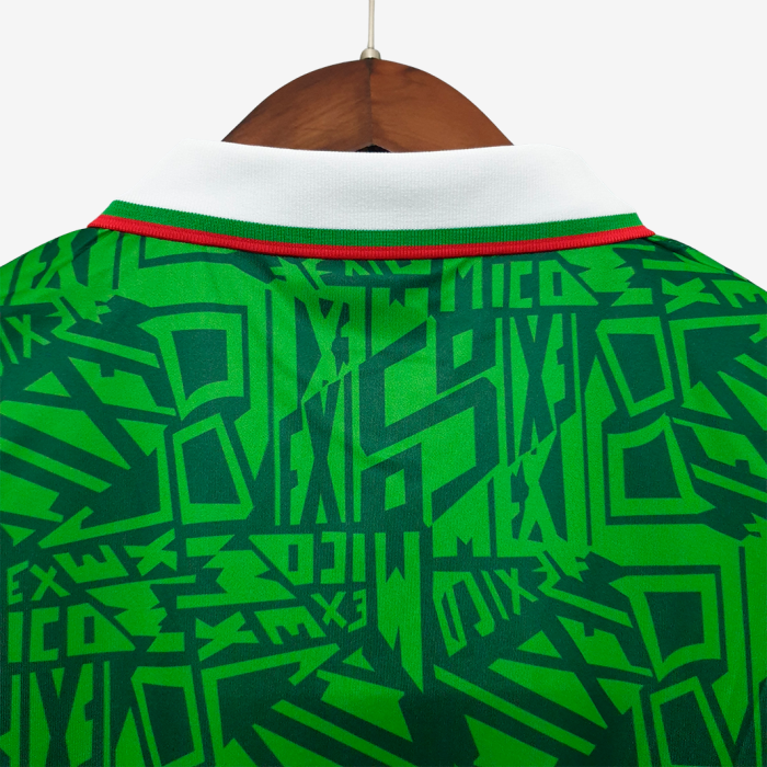 Mexico 1994 Home Jersey - Retro Version - Image 5