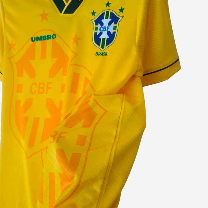 Brazil 1994 Home Jersey – Retro Version - Image 4