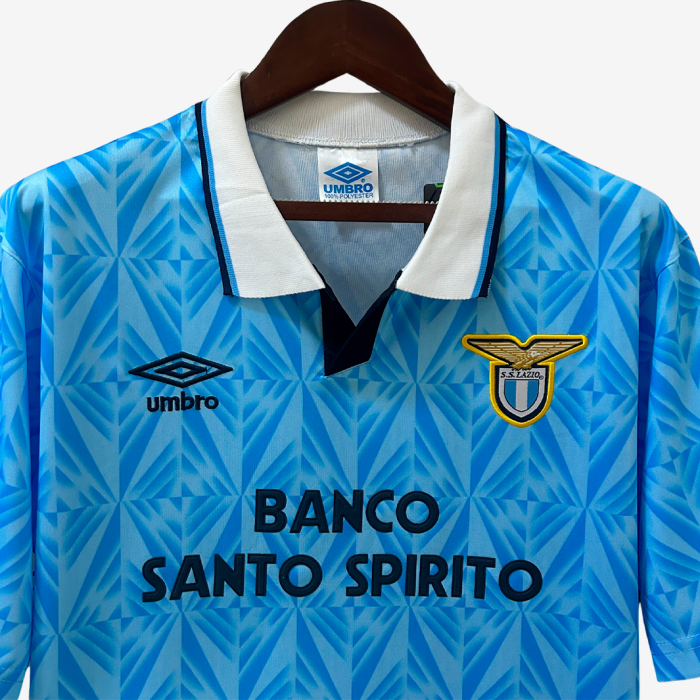 Lazio 1991/92 Home Jersey - Retro Version - Image 6