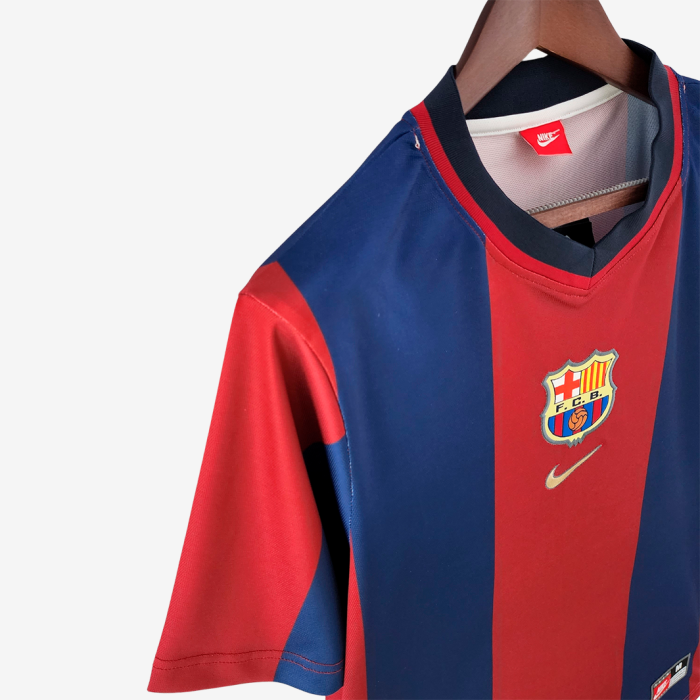 Barcelona 1998/99 Home Jersey – Retro Version - Image 4
