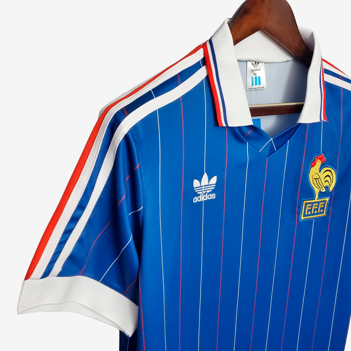 France 1982 Home Jersey - Retro Version - Image 5