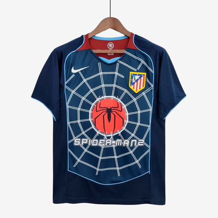 Atletico Madrid 2004/05 Away Jersey – Retro Version - Image 1