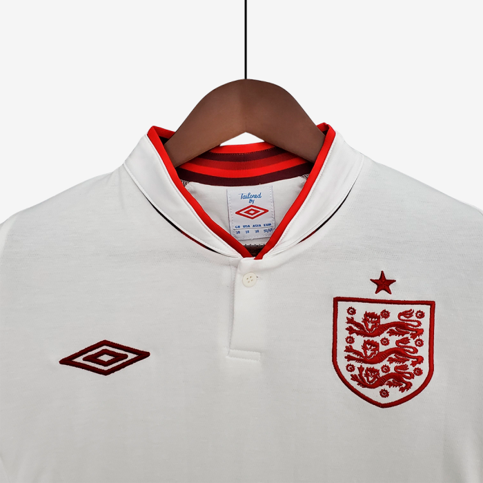 England 2012 Home Jersey – Retro Version - Image 5