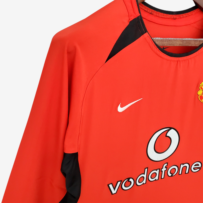 Manchester United 2002/04 Home Jersey Long Sleeve – Retro Version - Image 5