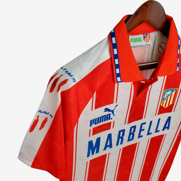 Atletico Madrid 1994/95 Home Jersey – Retro Version - Image 5
