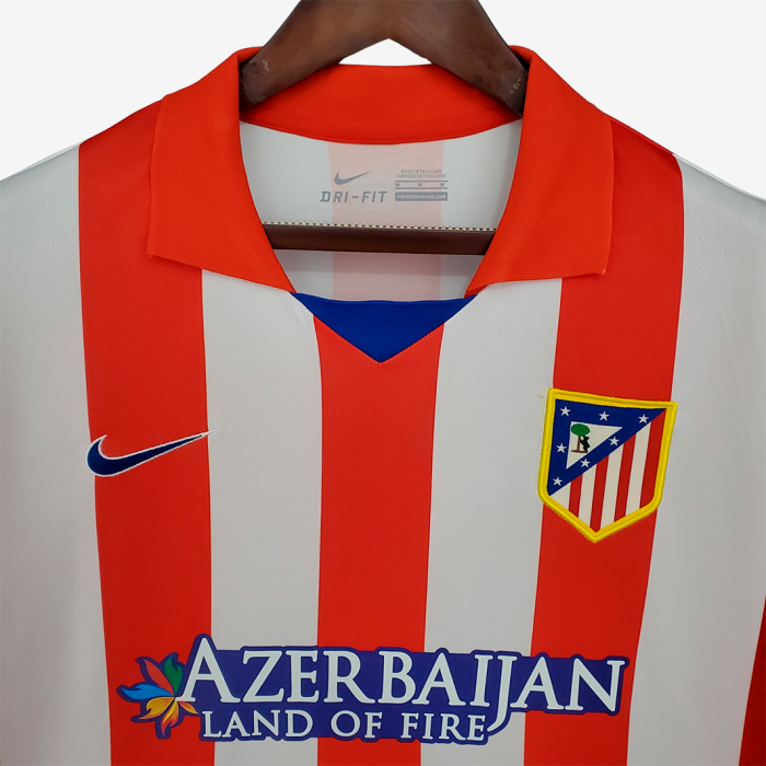 Atletico Madrid 2013/14 Home Jersey – Retro Version - Image 5