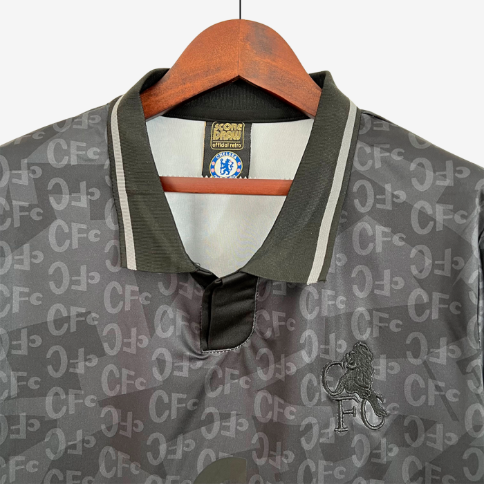 Chelsea 1992 Black Out Jersey – Retro Version - Image 5