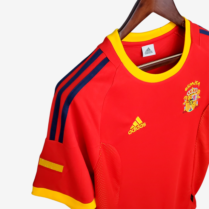 Spain 2002 Home Jersey – Retro Version - Image 5